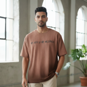 men's textured jacquard quarter zip polo (Dusty Rose&Choco Brown)