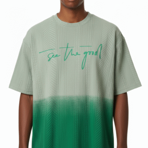 Men's Textured Jacquard Quarter-zip polo