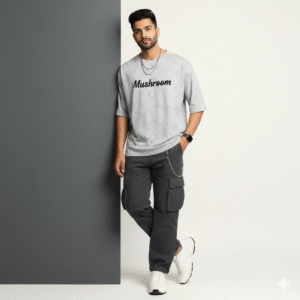 oversized drop shoulder (whitish grey)