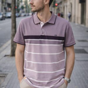 sky blue polo collar t shirt (copy)