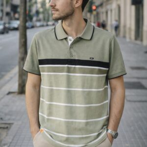 medium grey polo collar t shirt (copy)