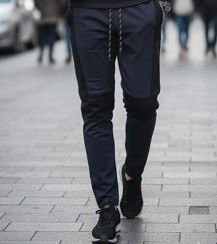 blue track pant