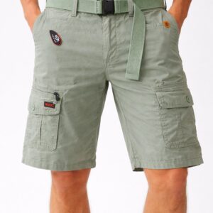 sage green shorts
