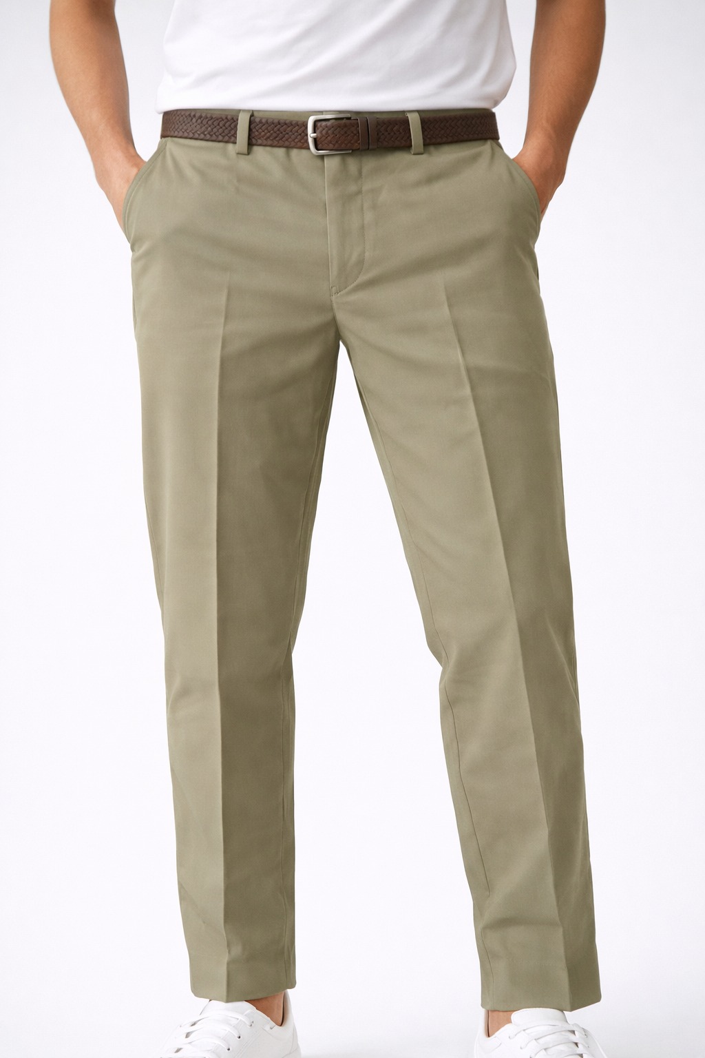 olive green formal pant