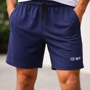 blue colour sports shorts
