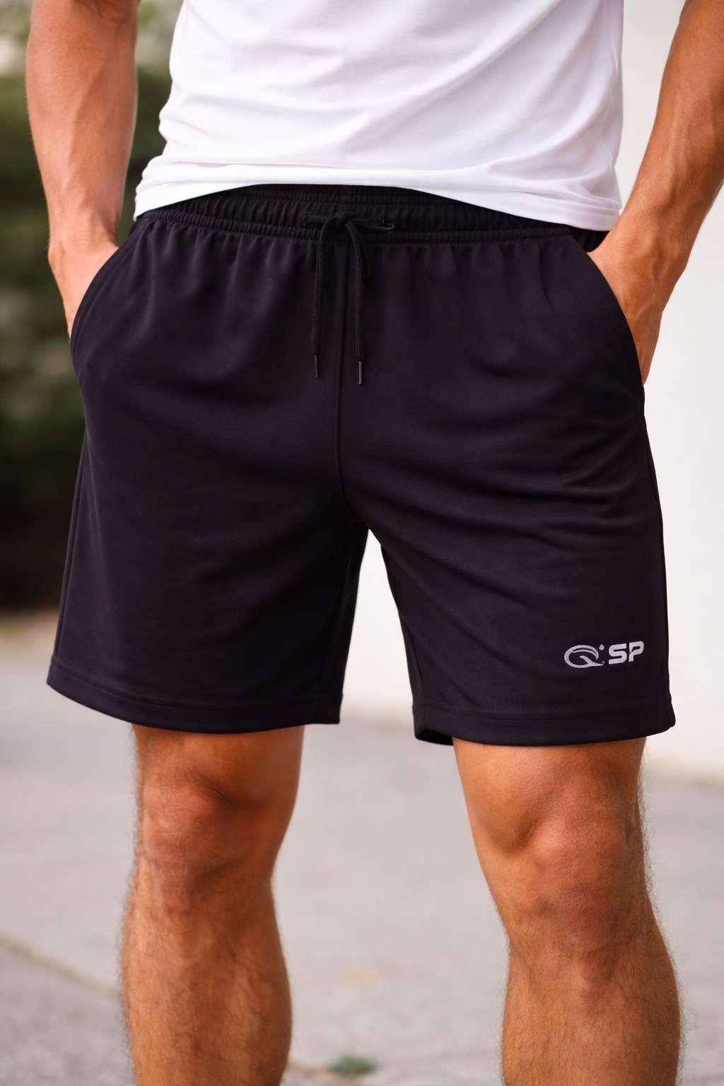black color sports shorts