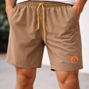 tan brown sport shorts