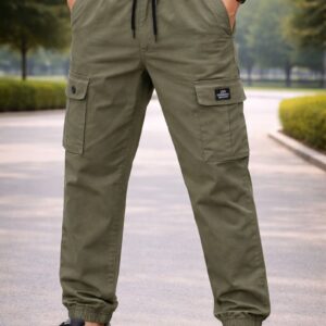 olive green jogger pants