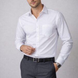 white colour airdrope formal shirts