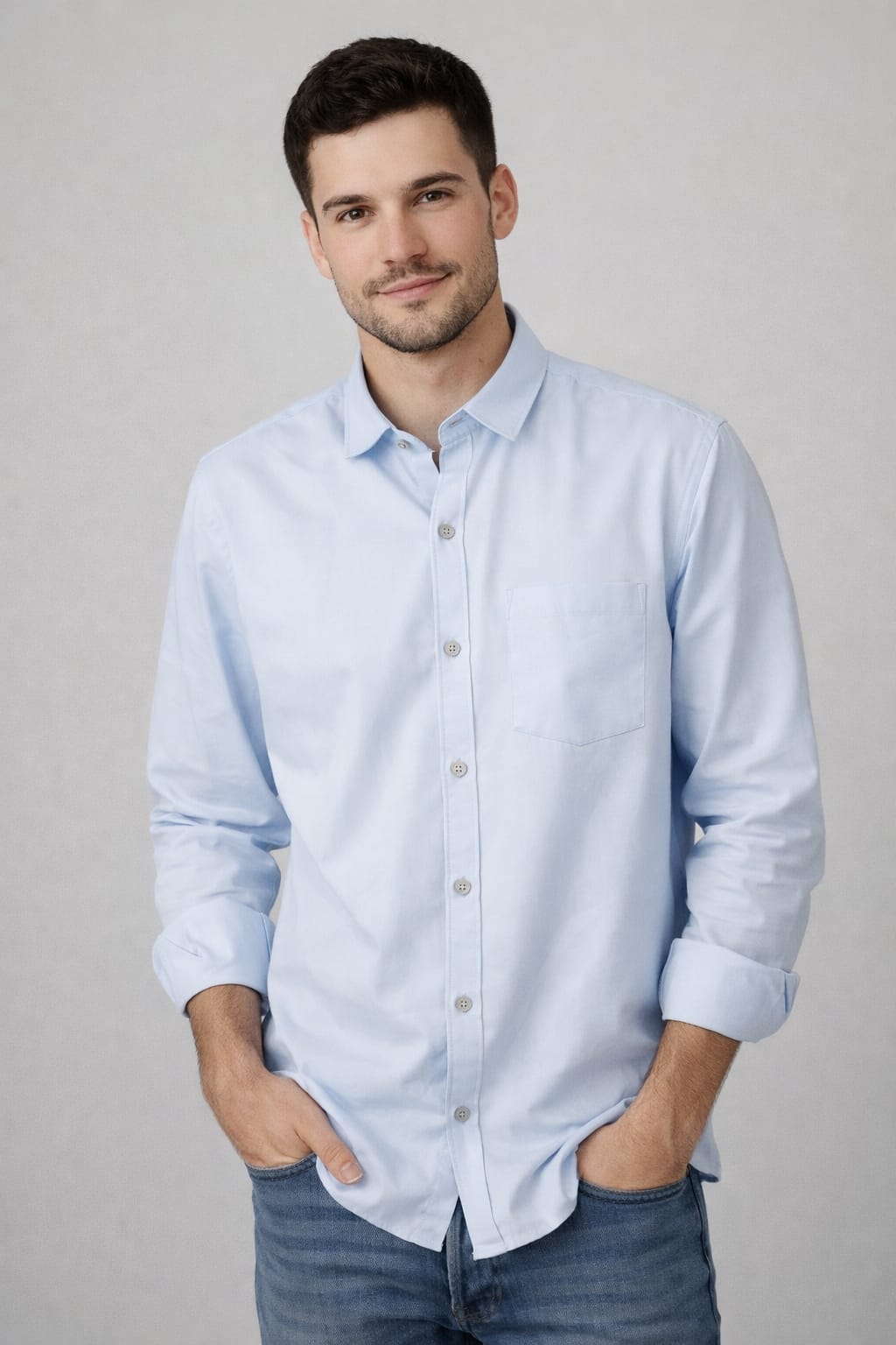 sky blue colour airdrope formal shirts