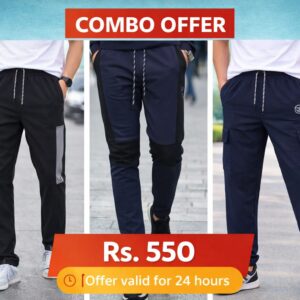 combo track pant for men