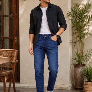 stylish blue jeans for men