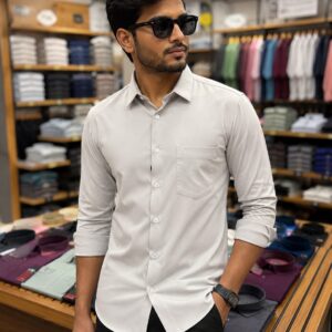 light grey santin lycra shirt