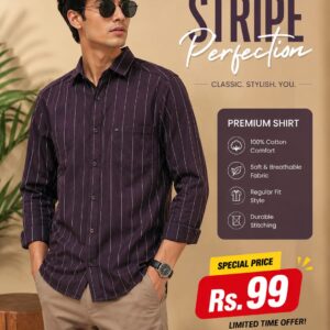stripe shirt for men