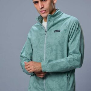 technosport hi neck woven 2 way stretch jacket xl
