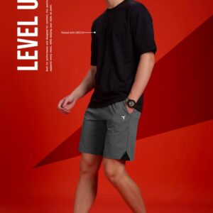 technosport 2 mens solid cut & sew regular fit short