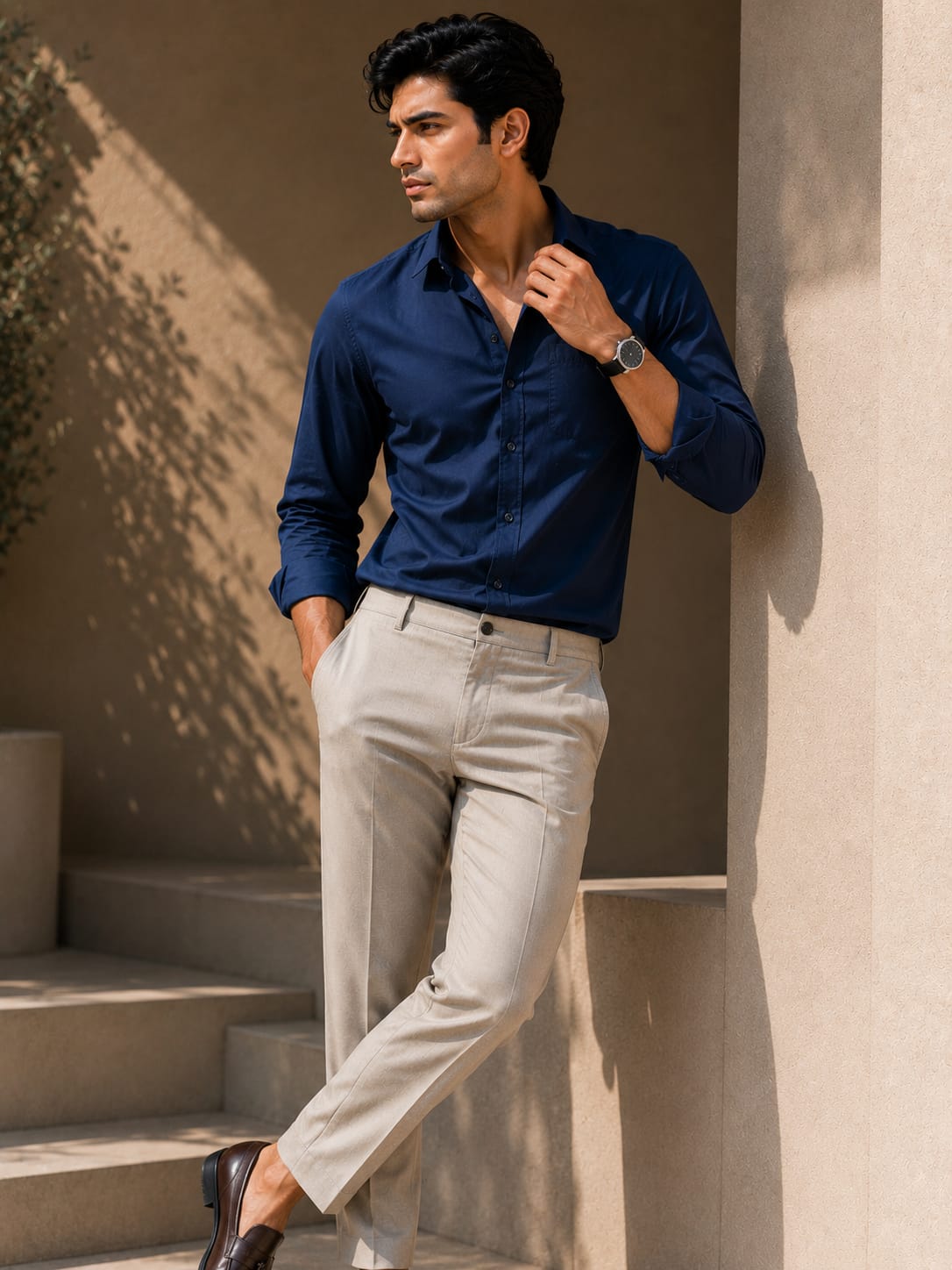 white oxford plain shirt for men (copy)