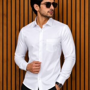 white lycra shirt for men