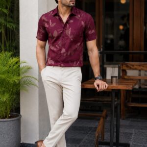 rayon prints half sleeve shirt